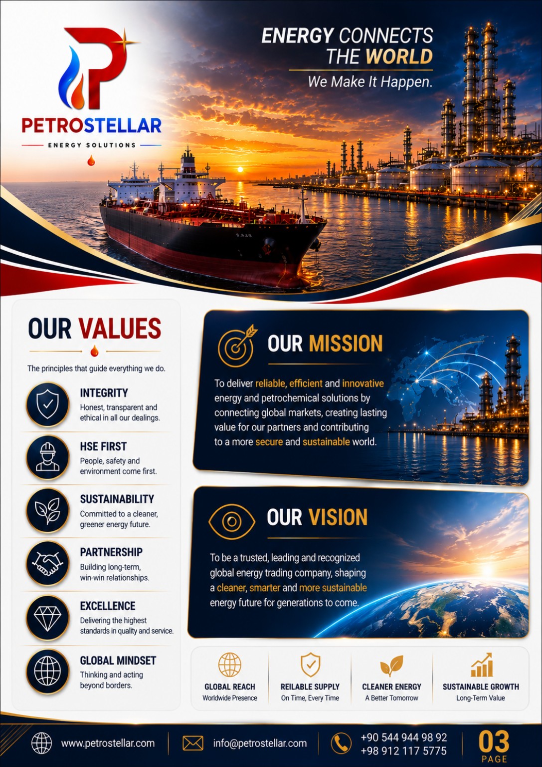 PETRO STELLAR proposal page 3